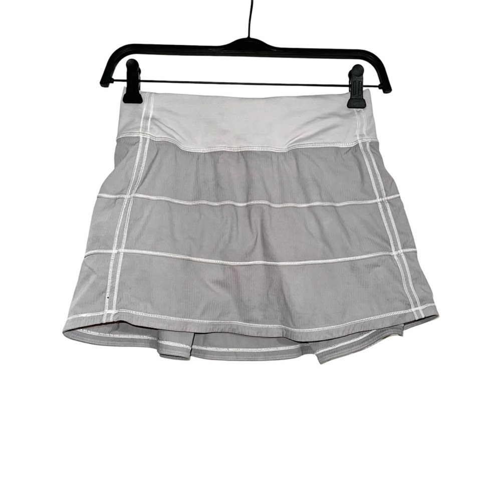 Lululemon Pace Rival Pleated Gray Mini Skort 2